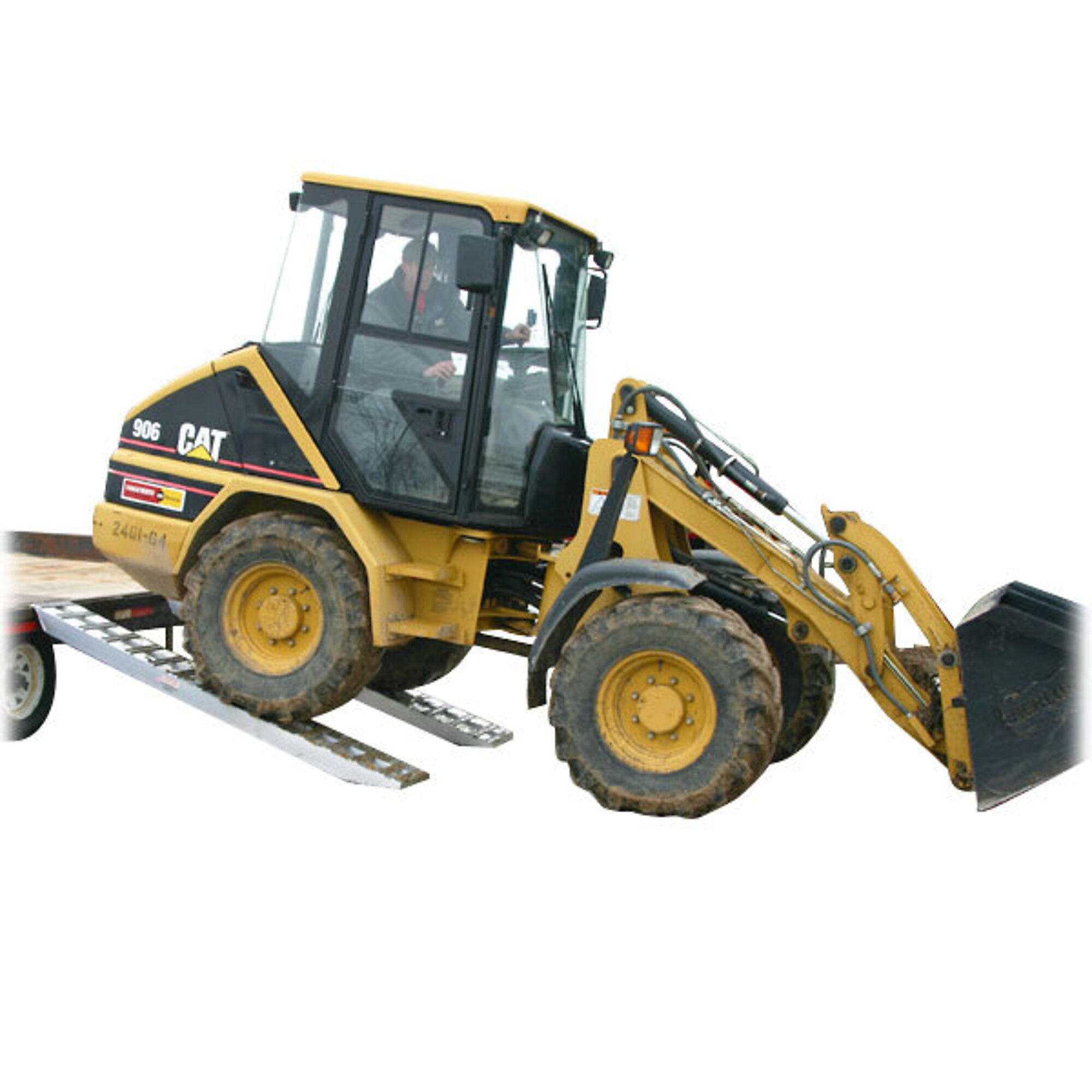 Heavy Duty Ramps 7ft. 6in. x 14ft. Ramp, Aluminum, 10,000lb. Capacity, Model# 10-14-090-05-S